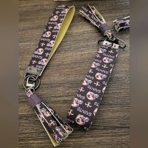 New Orleans Saints Key Fob Wristlet 🎉2/$30🎉